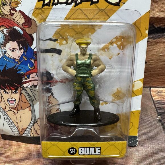 Jada Toys Street Fighter Nano Metalfigs Guile SF4 Die-Cast Figure Capcom MOC - Picture 2 of 7